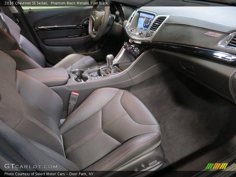 Phantom Black Metallic / Jet Black 2016 Chevrolet SS Sedan