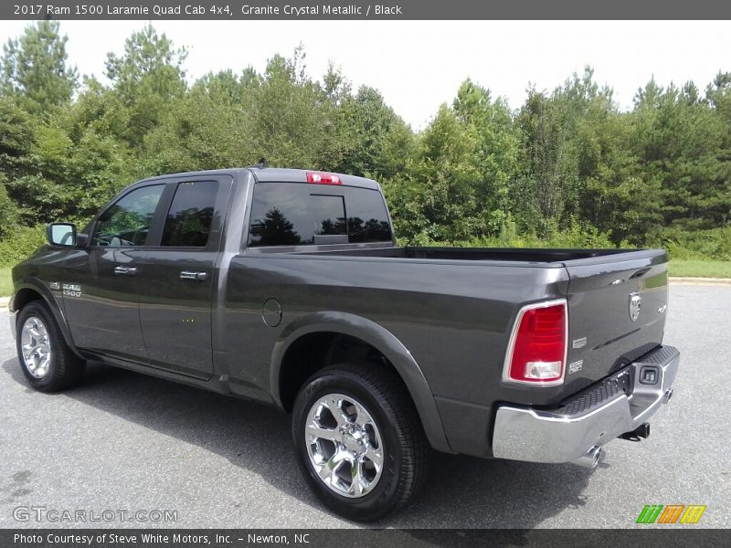 Granite Crystal Metallic / Black 2017 Ram 1500 Laramie Quad Cab 4x4