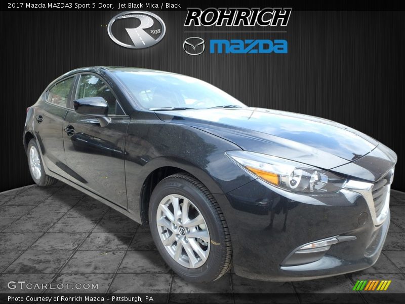 Jet Black Mica / Black 2017 Mazda MAZDA3 Sport 5 Door