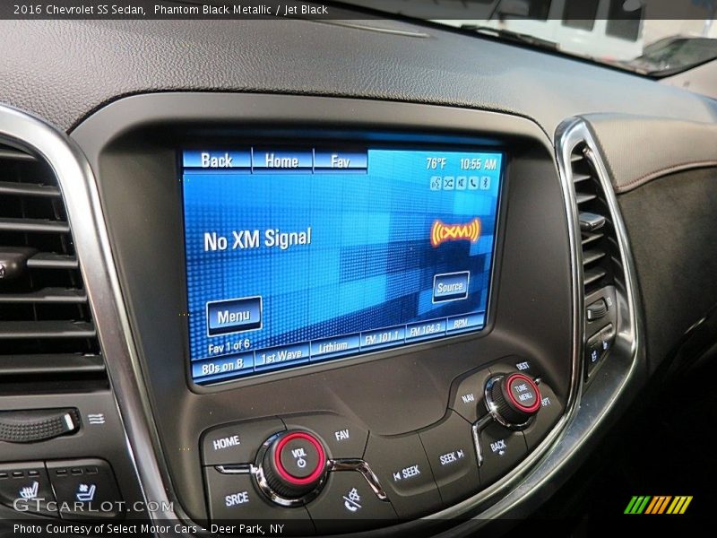Phantom Black Metallic / Jet Black 2016 Chevrolet SS Sedan