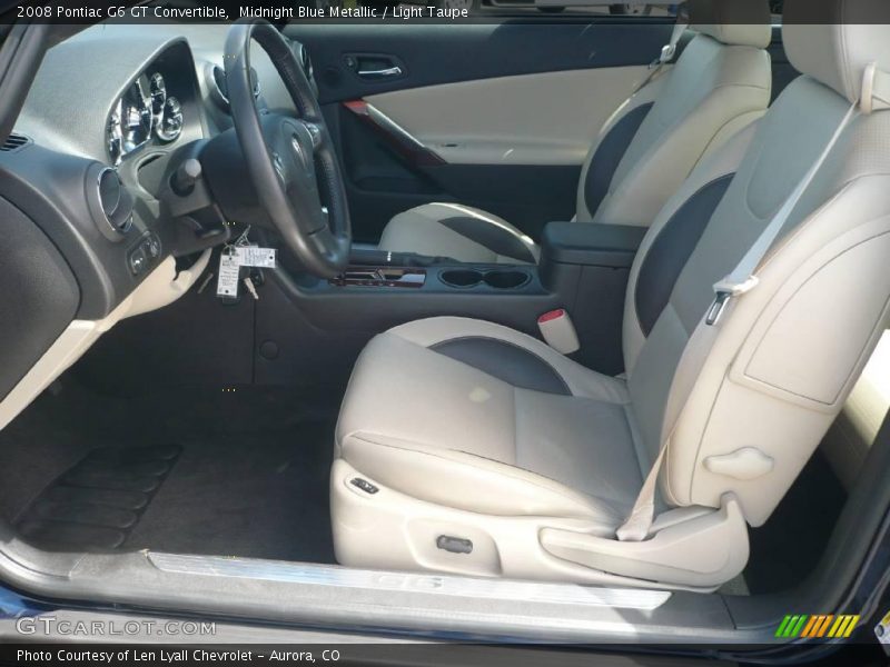 Midnight Blue Metallic / Light Taupe 2008 Pontiac G6 GT Convertible