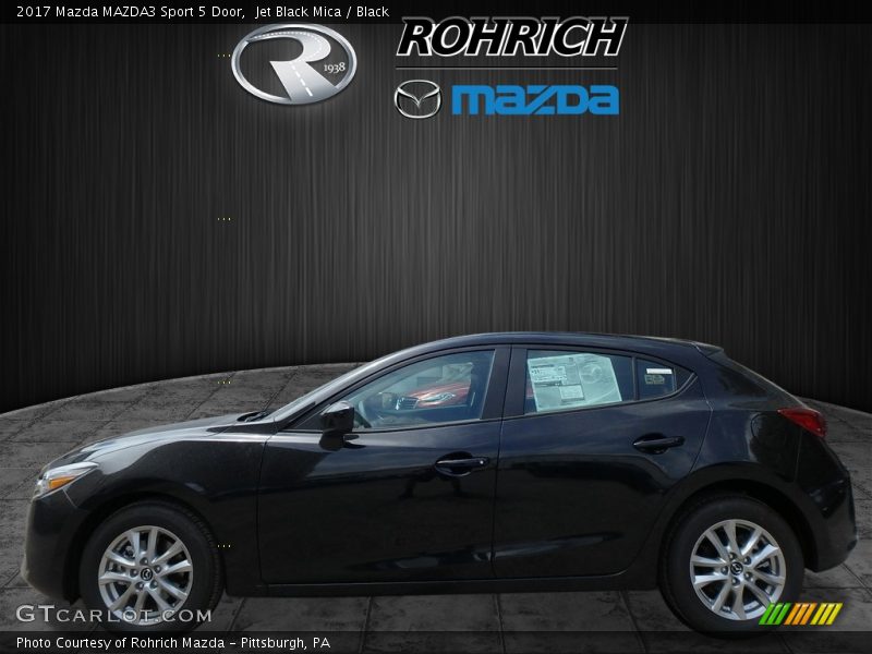 Jet Black Mica / Black 2017 Mazda MAZDA3 Sport 5 Door