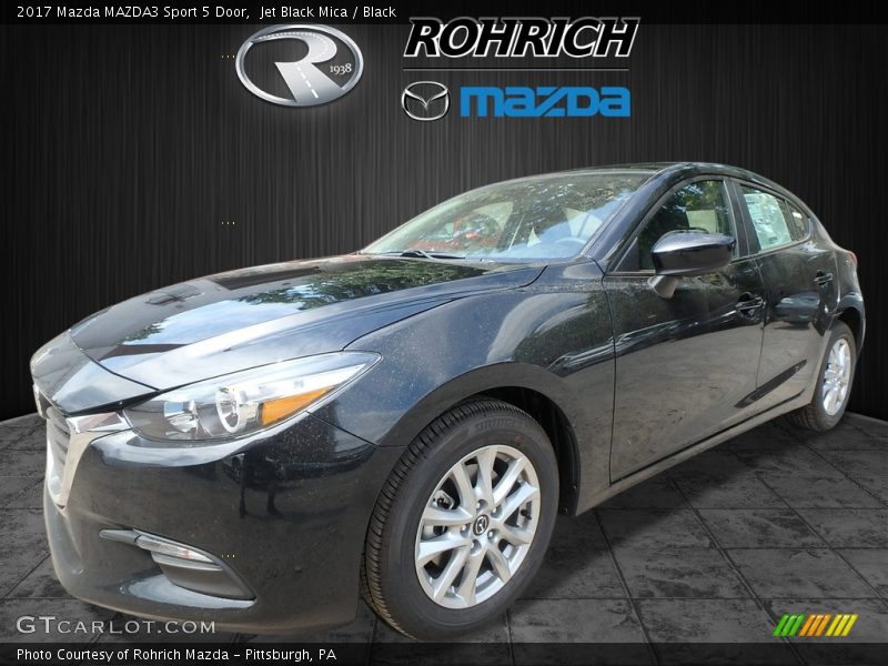 Jet Black Mica / Black 2017 Mazda MAZDA3 Sport 5 Door