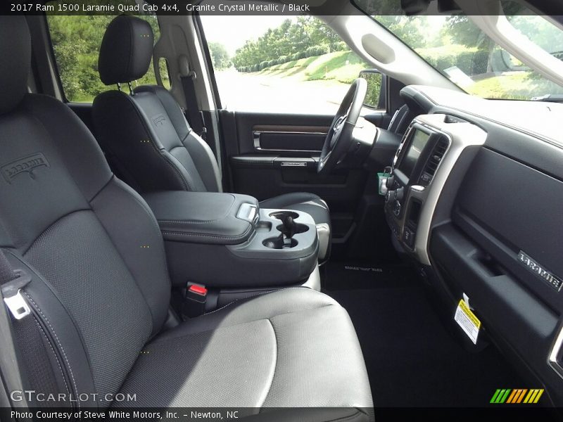 Granite Crystal Metallic / Black 2017 Ram 1500 Laramie Quad Cab 4x4