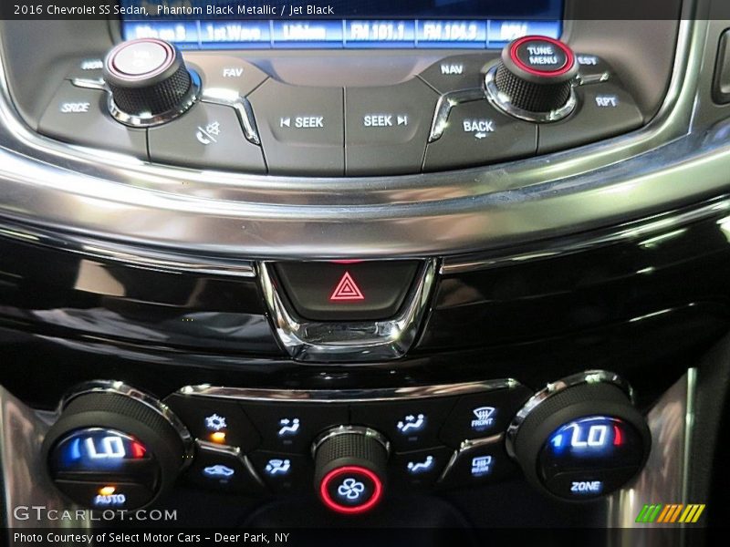 Phantom Black Metallic / Jet Black 2016 Chevrolet SS Sedan