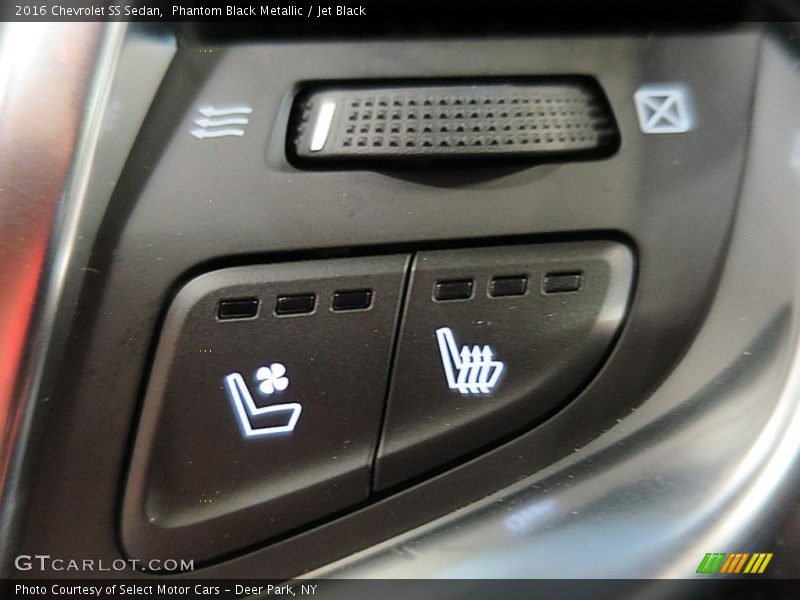 Phantom Black Metallic / Jet Black 2016 Chevrolet SS Sedan