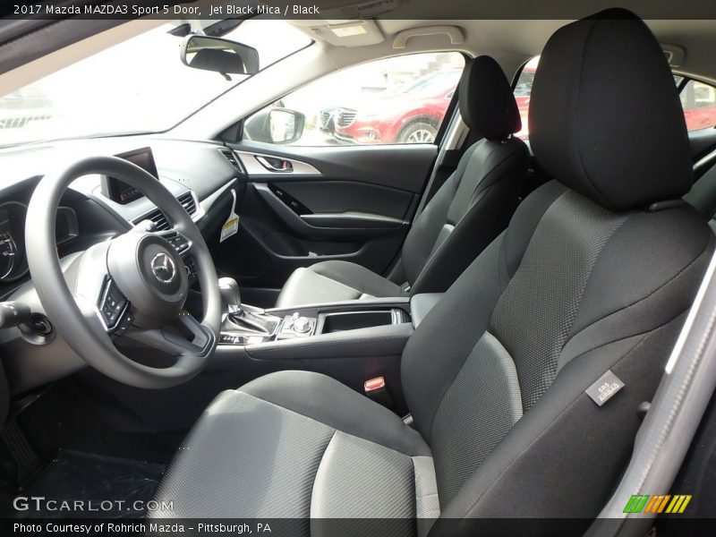 Jet Black Mica / Black 2017 Mazda MAZDA3 Sport 5 Door