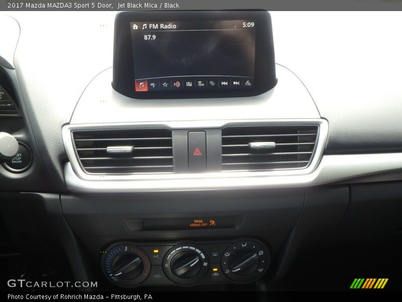 Jet Black Mica / Black 2017 Mazda MAZDA3 Sport 5 Door