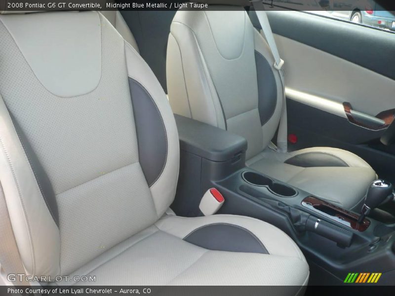 Midnight Blue Metallic / Light Taupe 2008 Pontiac G6 GT Convertible