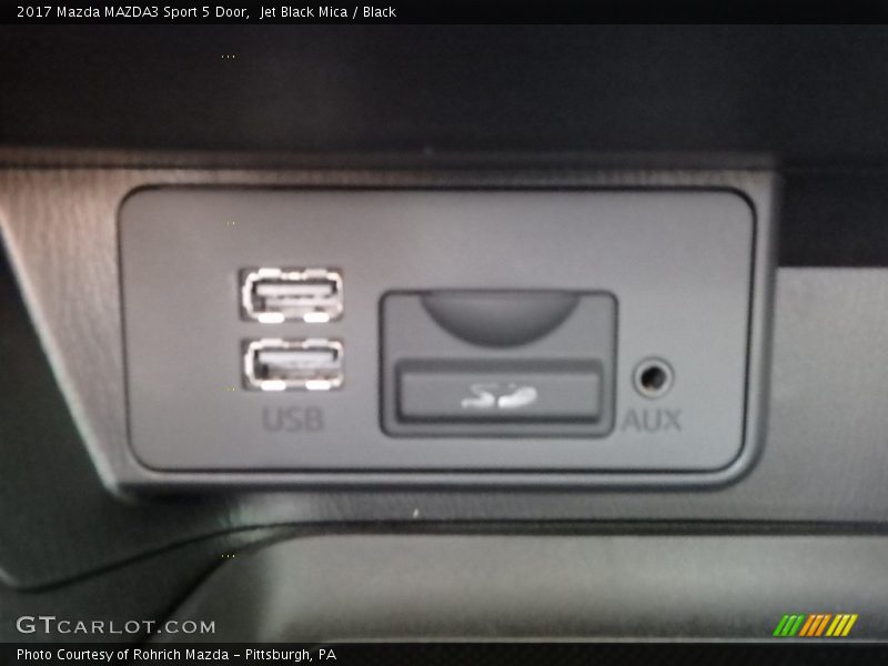 Jet Black Mica / Black 2017 Mazda MAZDA3 Sport 5 Door