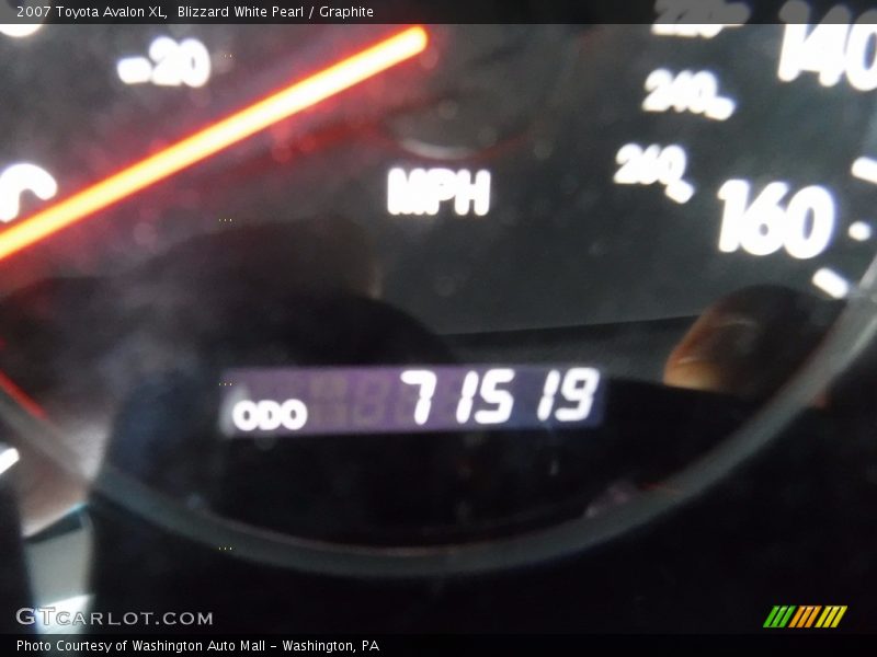 Blizzard White Pearl / Graphite 2007 Toyota Avalon XL