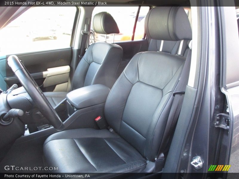 Modern Steel Metallic / Black 2015 Honda Pilot EX-L 4WD