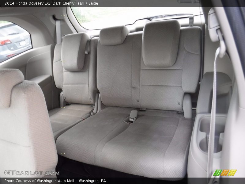 Dark Cherry Pearl / Beige 2014 Honda Odyssey EX