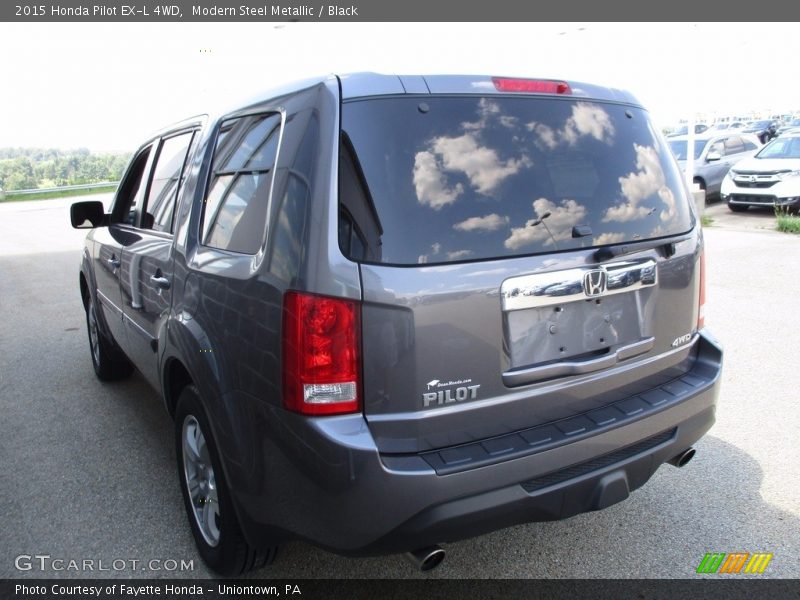 Modern Steel Metallic / Black 2015 Honda Pilot EX-L 4WD