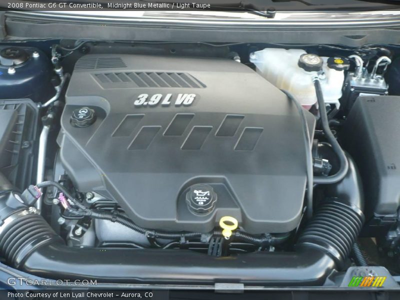 Midnight Blue Metallic / Light Taupe 2008 Pontiac G6 GT Convertible