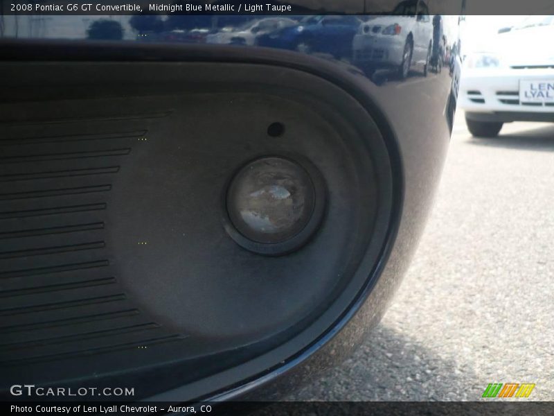 Midnight Blue Metallic / Light Taupe 2008 Pontiac G6 GT Convertible