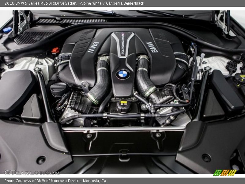  2018 5 Series M550i xDrive Sedan Engine - 4.4 Liter DI TwinPower Turbocharged DOHC 32-Valve VVT V8