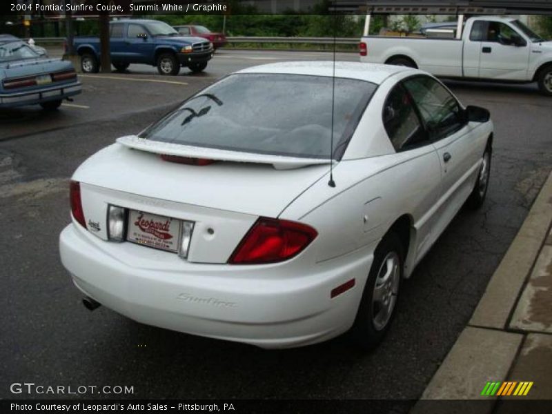Summit White / Graphite 2004 Pontiac Sunfire Coupe