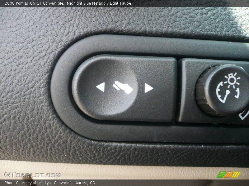 Midnight Blue Metallic / Light Taupe 2008 Pontiac G6 GT Convertible