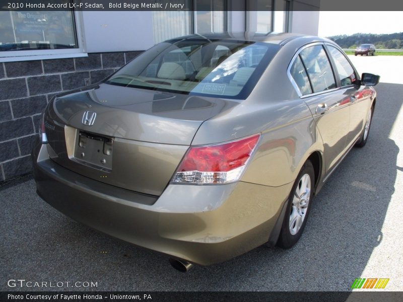 Bold Beige Metallic / Ivory 2010 Honda Accord LX-P Sedan