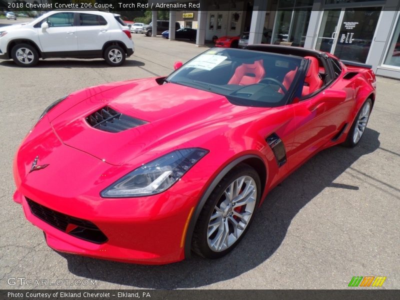 Torch Red / Adrenaline Red 2018 Chevrolet Corvette Z06 Coupe