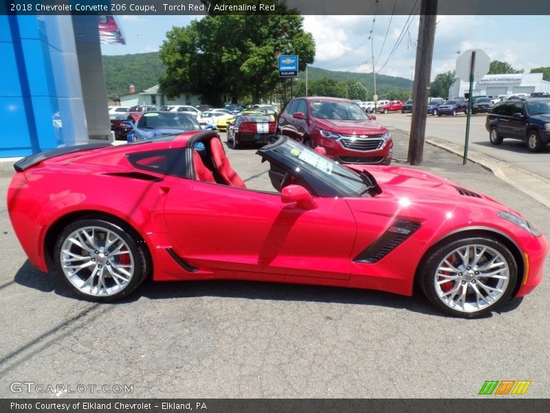 Torch Red / Adrenaline Red 2018 Chevrolet Corvette Z06 Coupe
