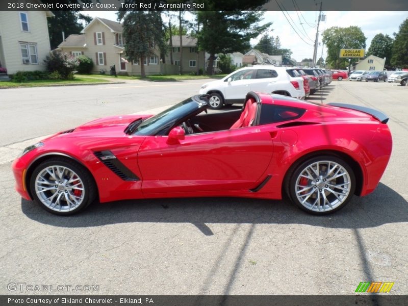 Torch Red / Adrenaline Red 2018 Chevrolet Corvette Z06 Coupe
