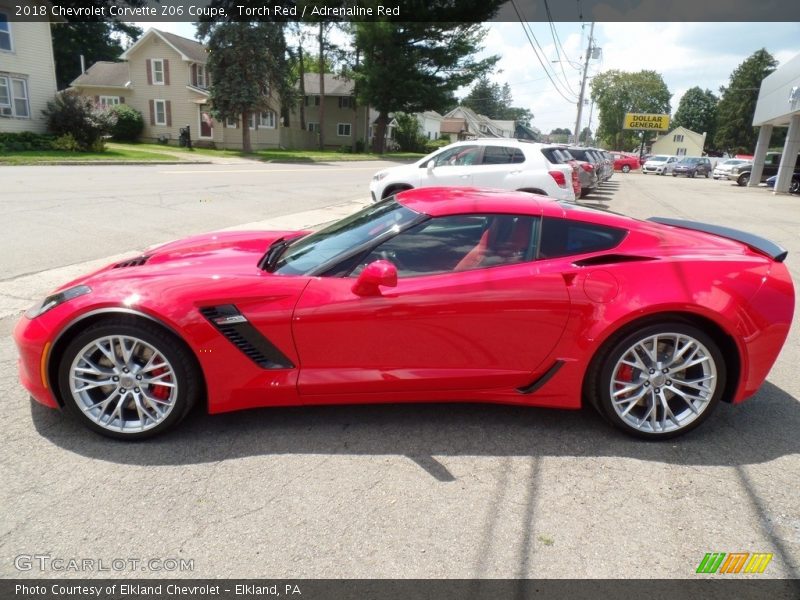 Torch Red / Adrenaline Red 2018 Chevrolet Corvette Z06 Coupe