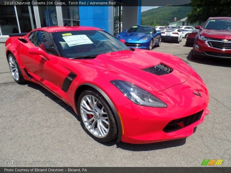 Torch Red / Adrenaline Red 2018 Chevrolet Corvette Z06 Coupe