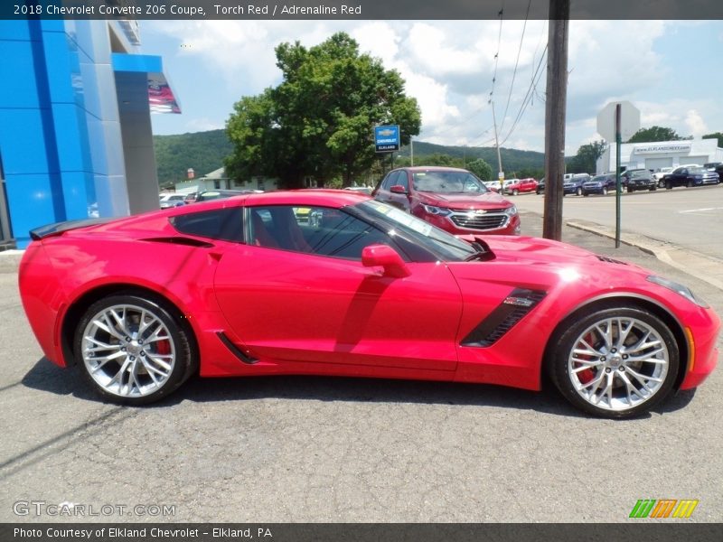 Torch Red / Adrenaline Red 2018 Chevrolet Corvette Z06 Coupe