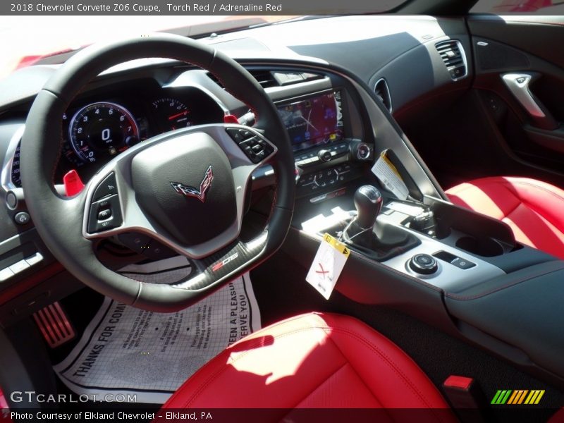 Torch Red / Adrenaline Red 2018 Chevrolet Corvette Z06 Coupe
