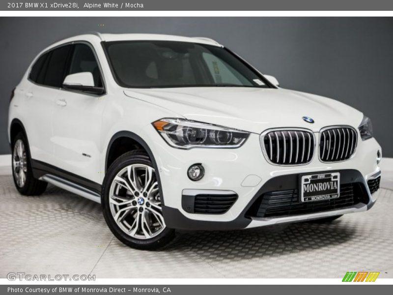 Alpine White / Mocha 2017 BMW X1 xDrive28i