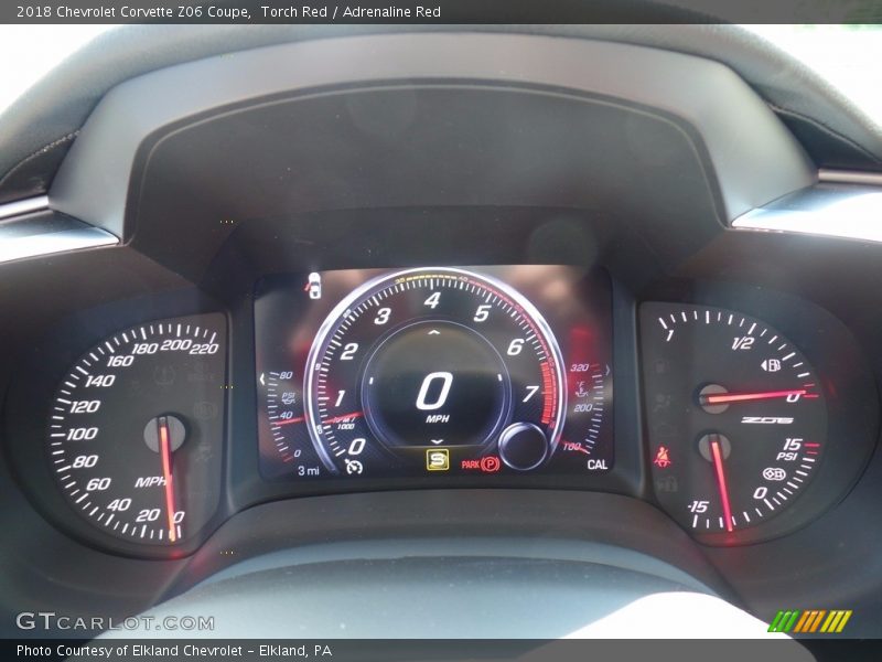 Torch Red / Adrenaline Red 2018 Chevrolet Corvette Z06 Coupe