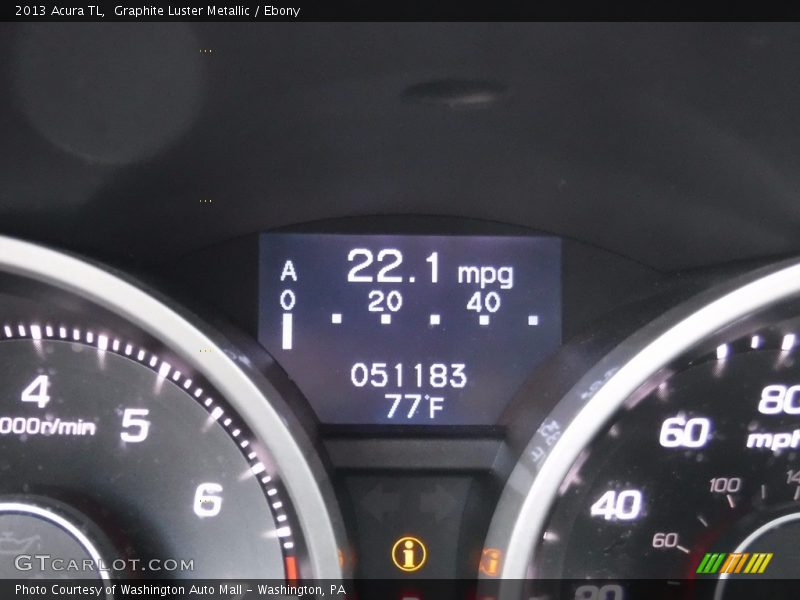 Graphite Luster Metallic / Ebony 2013 Acura TL