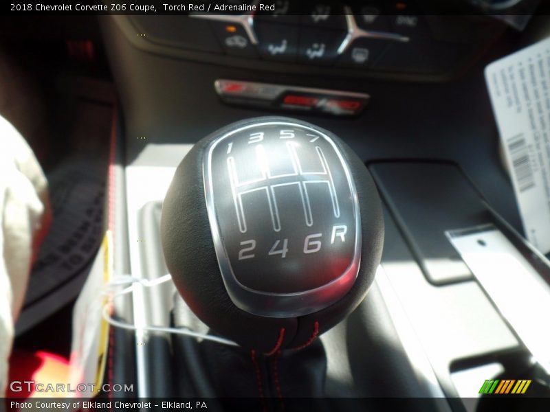 Torch Red / Adrenaline Red 2018 Chevrolet Corvette Z06 Coupe