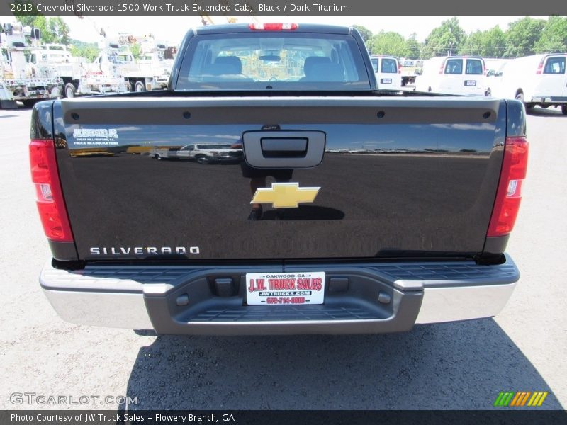 Black / Dark Titanium 2013 Chevrolet Silverado 1500 Work Truck Extended Cab