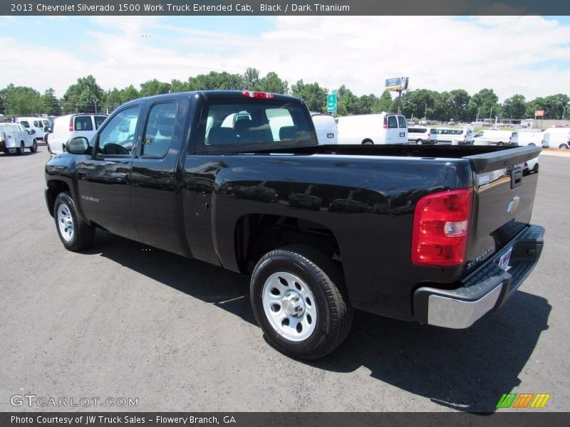 Black / Dark Titanium 2013 Chevrolet Silverado 1500 Work Truck Extended Cab