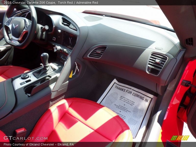 Torch Red / Adrenaline Red 2018 Chevrolet Corvette Z06 Coupe