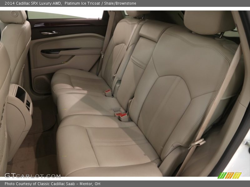 Platinum Ice Tricoat / Shale/Brownstone 2014 Cadillac SRX Luxury AWD