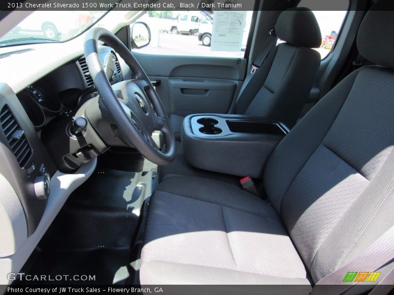 Black / Dark Titanium 2013 Chevrolet Silverado 1500 Work Truck Extended Cab