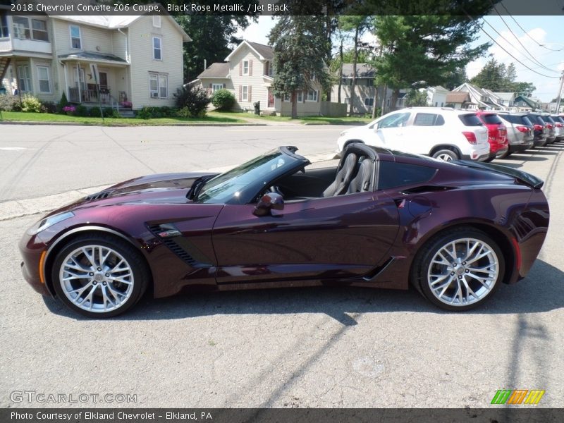  2018 Corvette Z06 Coupe Black Rose Metallic