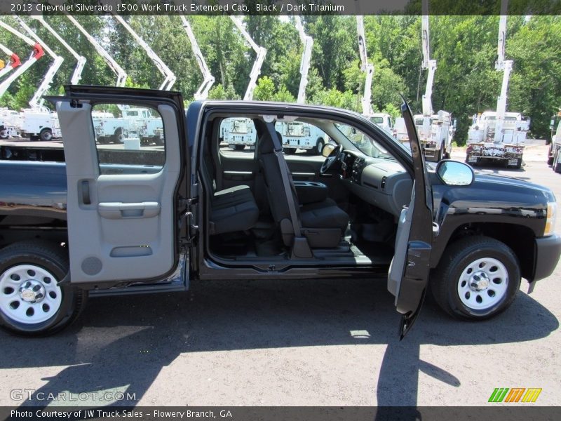 Black / Dark Titanium 2013 Chevrolet Silverado 1500 Work Truck Extended Cab