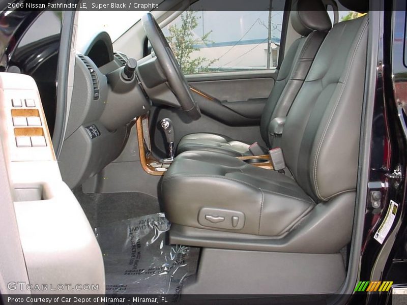 Super Black / Graphite 2006 Nissan Pathfinder LE