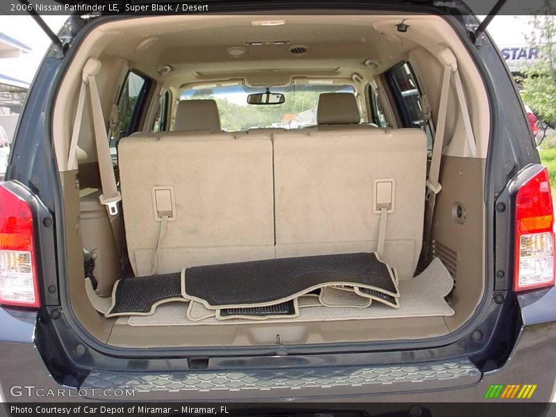Super Black / Desert 2006 Nissan Pathfinder LE