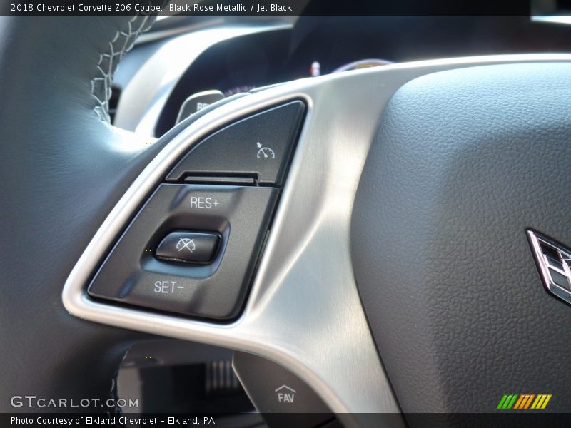 Controls of 2018 Corvette Z06 Coupe
