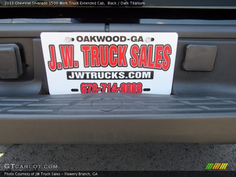 Black / Dark Titanium 2013 Chevrolet Silverado 1500 Work Truck Extended Cab