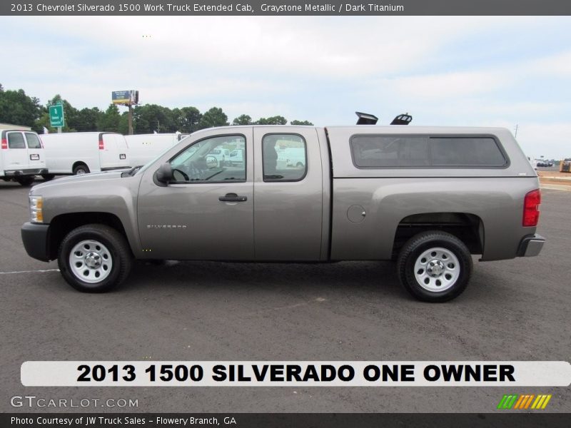 Graystone Metallic / Dark Titanium 2013 Chevrolet Silverado 1500 Work Truck Extended Cab