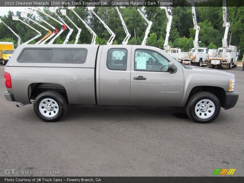 Graystone Metallic / Dark Titanium 2013 Chevrolet Silverado 1500 Work Truck Extended Cab
