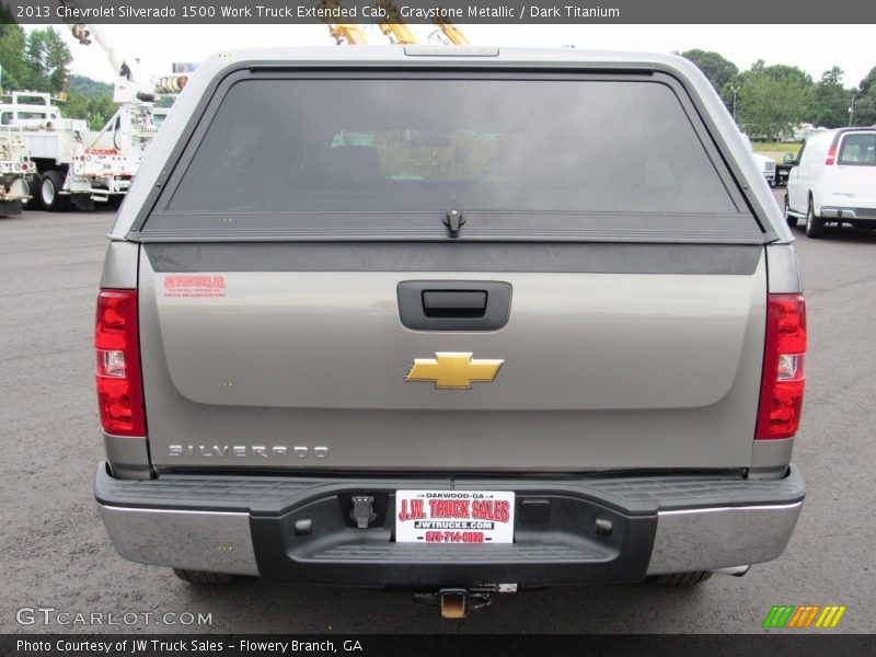 Graystone Metallic / Dark Titanium 2013 Chevrolet Silverado 1500 Work Truck Extended Cab