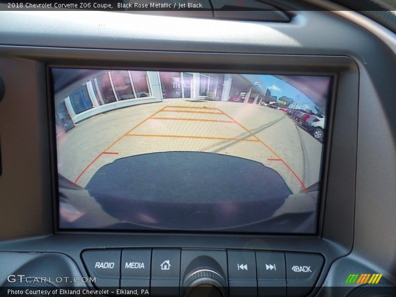Black Rose Metallic / Jet Black 2018 Chevrolet Corvette Z06 Coupe